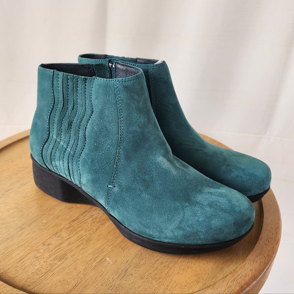 Dansko Larkin Teal Ankle Boots - Picture 5 of 11